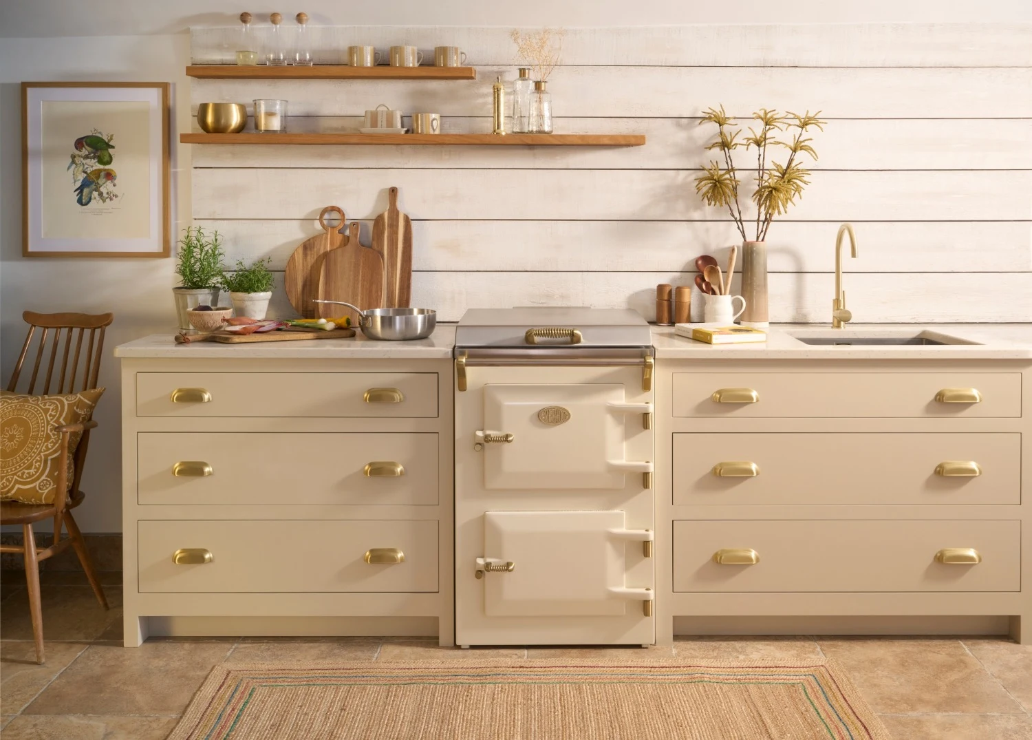 Everhot launches elegant new brass finish across its range cooker collection