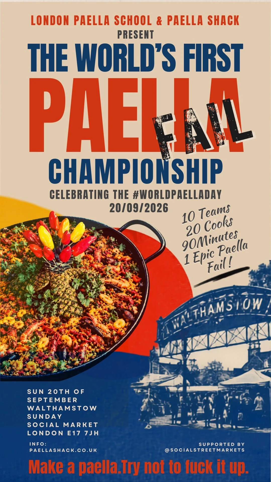 London Gets the World’s First Paella Fail Championship