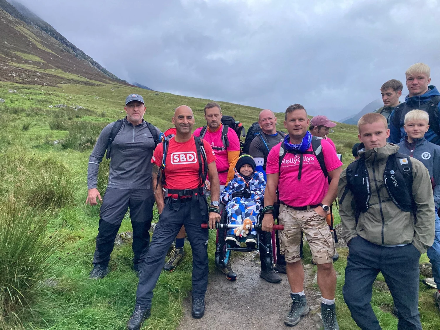 Fundraiser to scale Three Peaks whilst carrying his paraplegic son