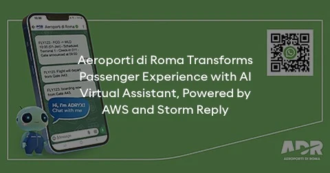 Aeroporti di Roma Transforms Passenger Experience with AI Virtual Assistant Powered by Amazon Web Services and Storm Reply