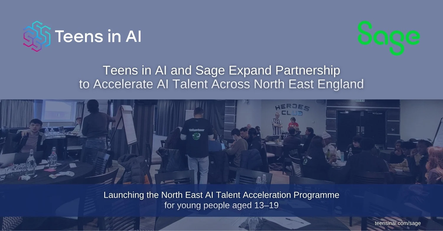 Teens in AI and Sage expand partnership to boost AI skills in the North East