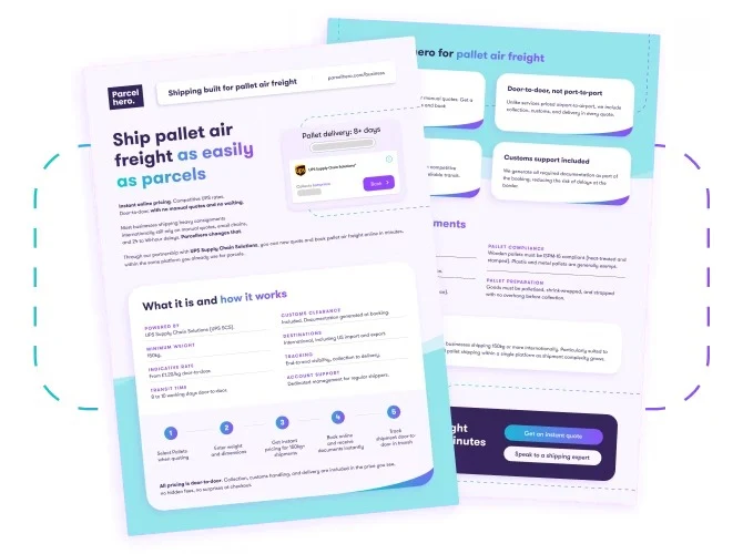 Parcelhero Launches Free Pallet Air Freight Guide to Help Growing Exporters
