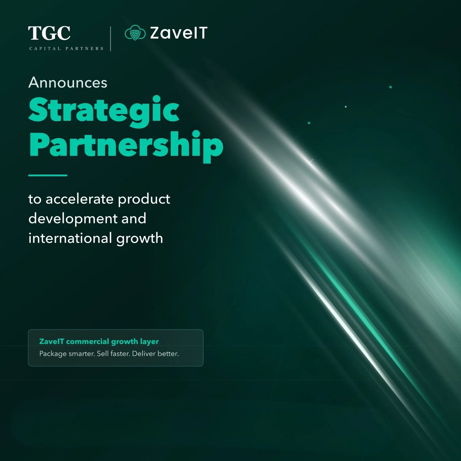 ZaveIT enters strategic partnership with TGC Capital Partners to accelerate international growth