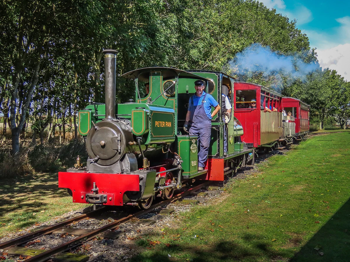 Peter Pan Joins Jurassic In Skegness To Celebrate 65th Anniversary Of World’s First Heritage Railway To Be Built By Enthusiasts