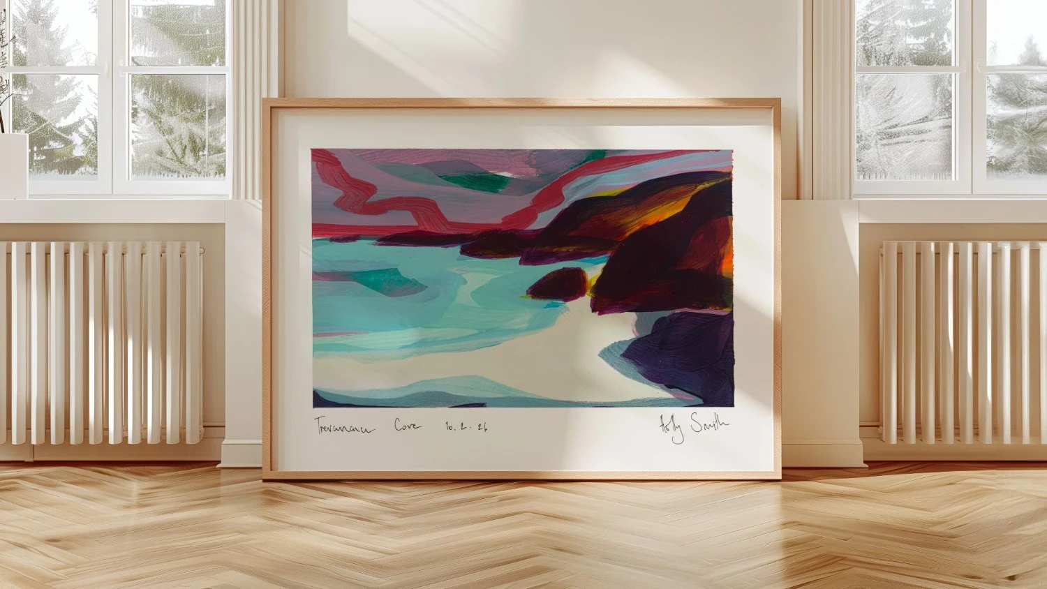 Five Cornish Beaches Inspire New Wall Art Collection from Beach House Art