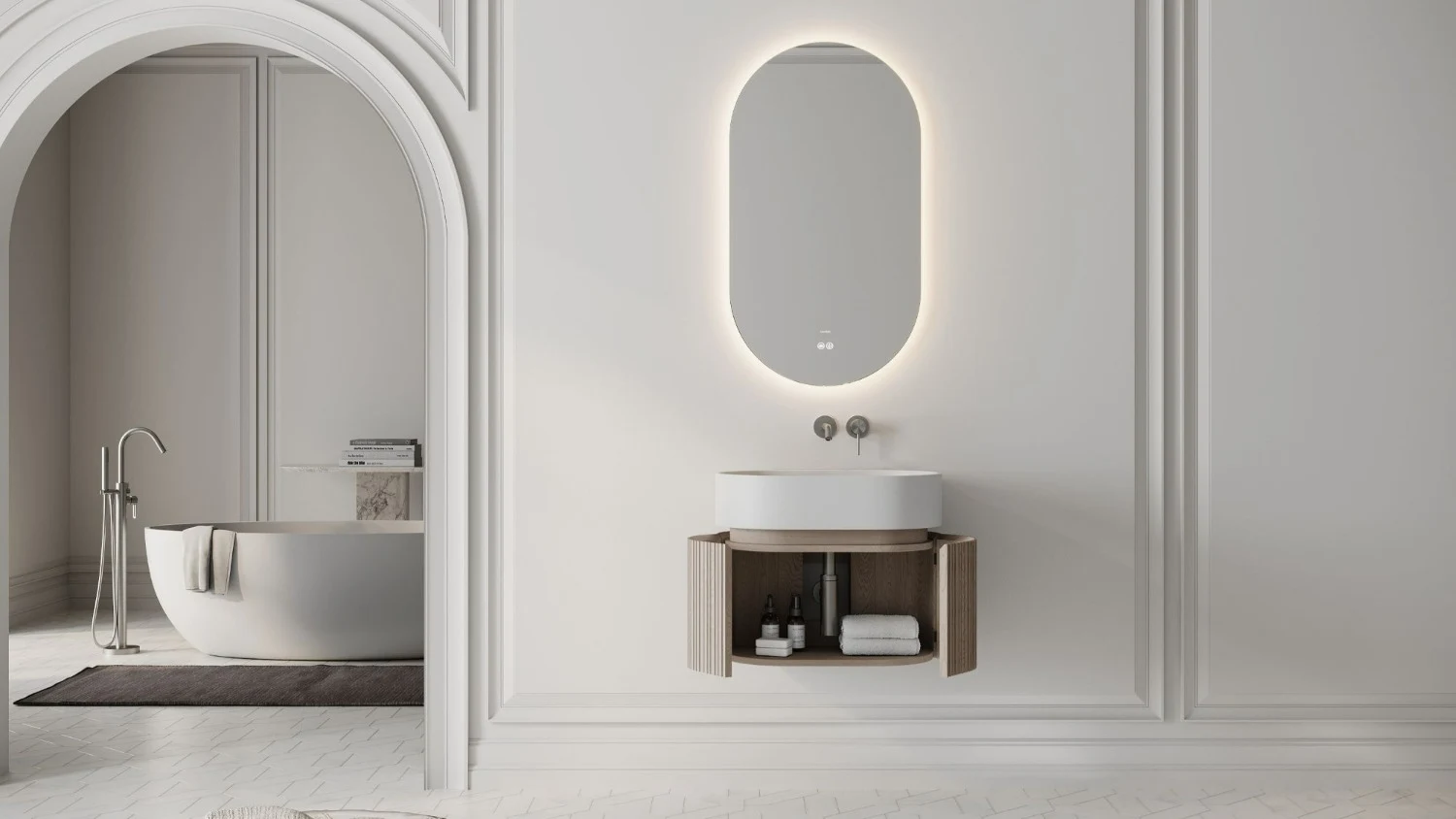 Aquaroc Unveils Camden, a Space-Saving Vanity with Signature Style