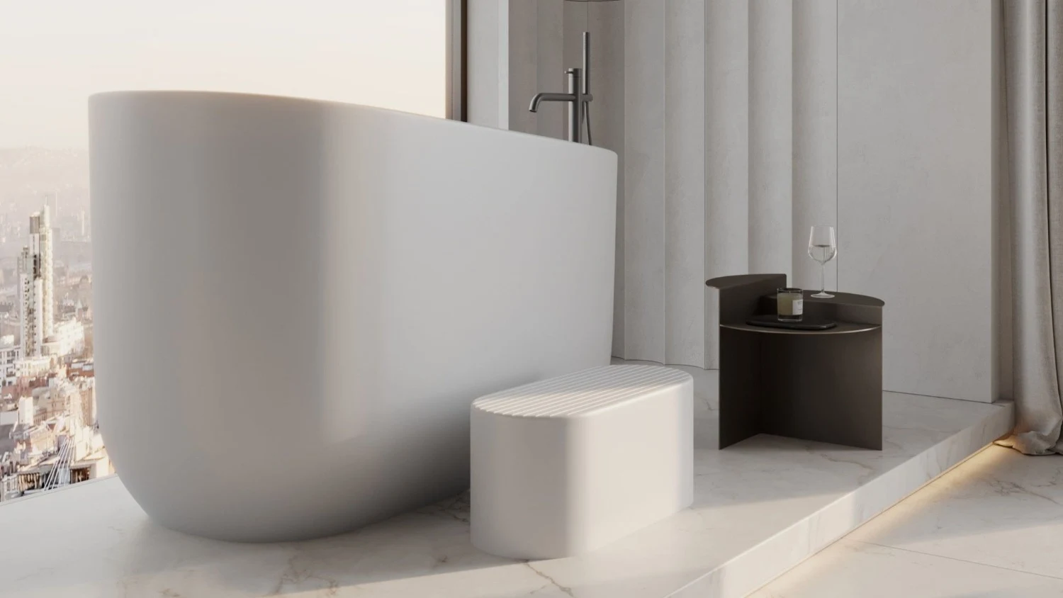 Bathrooms go lighter and calmer with Pantone’s 2026 Colour of the Year