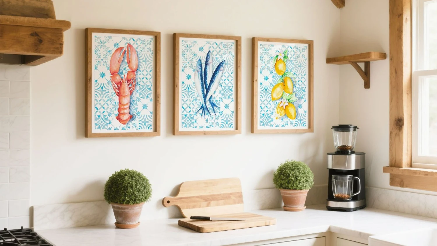 Sun-Soaked Style: Beach House Art Introduces Joyful Mediterranean Watercolours