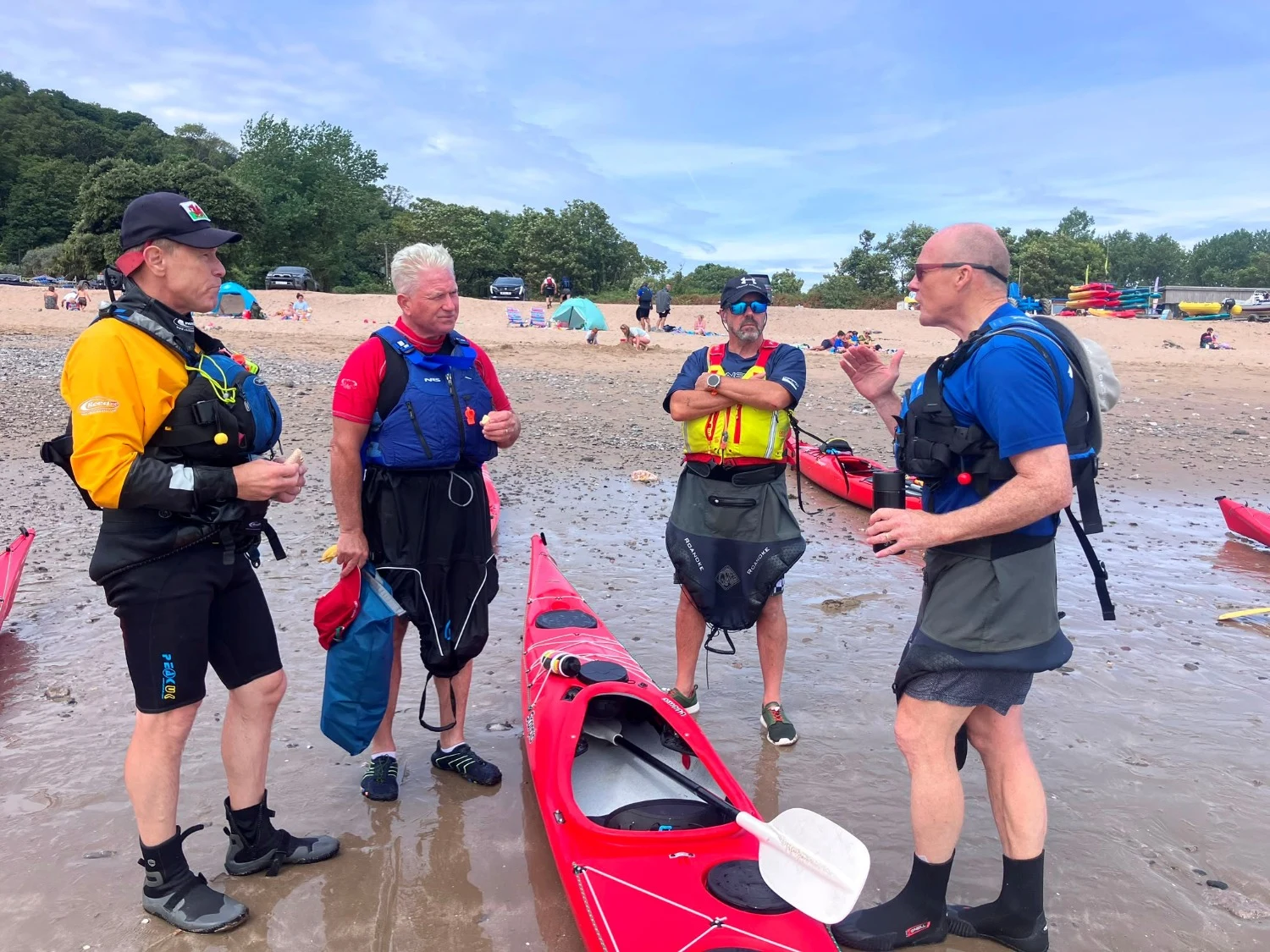 Former Welsh rugby international leads team on epic £50,000 ‘Paddle, Peak and Pedal’ charity fundraising challenge