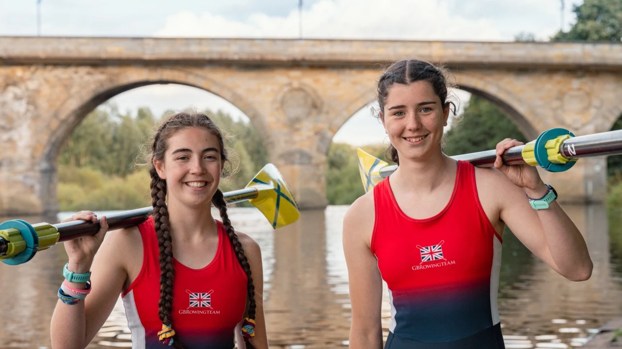 Bernicia Foundation supports Hexham Rowing Duo’s Team GB hopes
