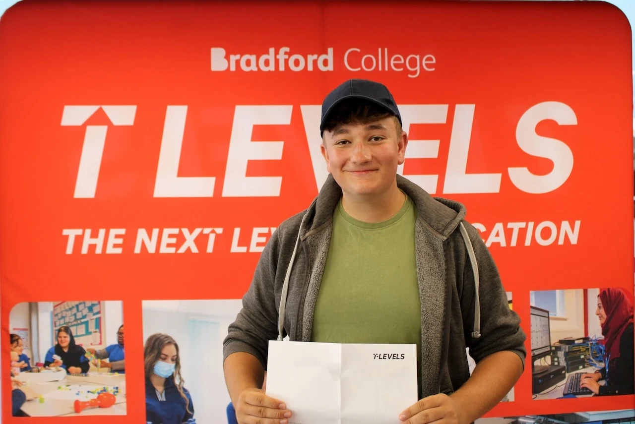 Bradford College T Level Students Celebrate Top Results