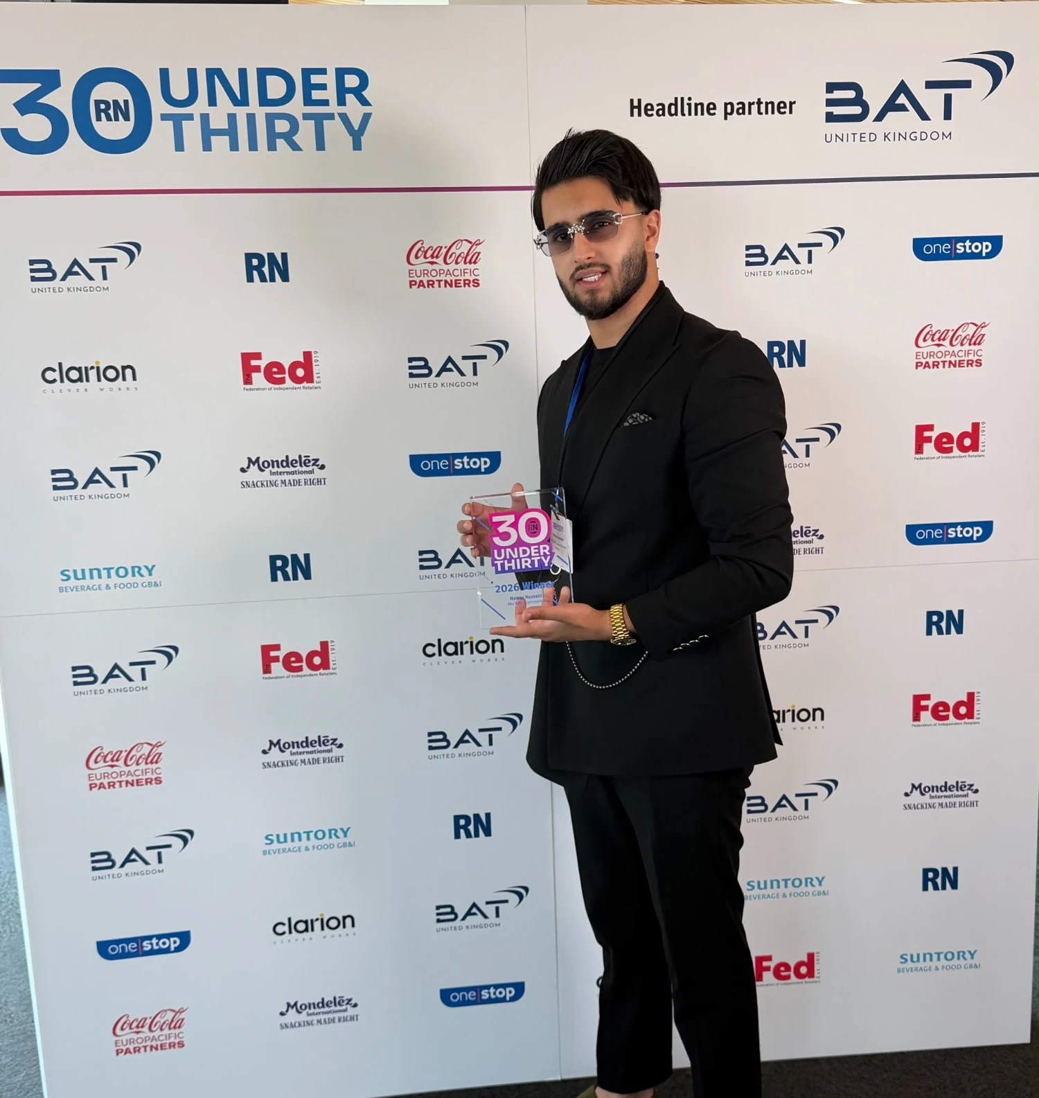 Abu Bakr Supermarket Managing Director Hamza Hussain Honoured at Prestigious 30 Under 30 Awards Ceremony in London