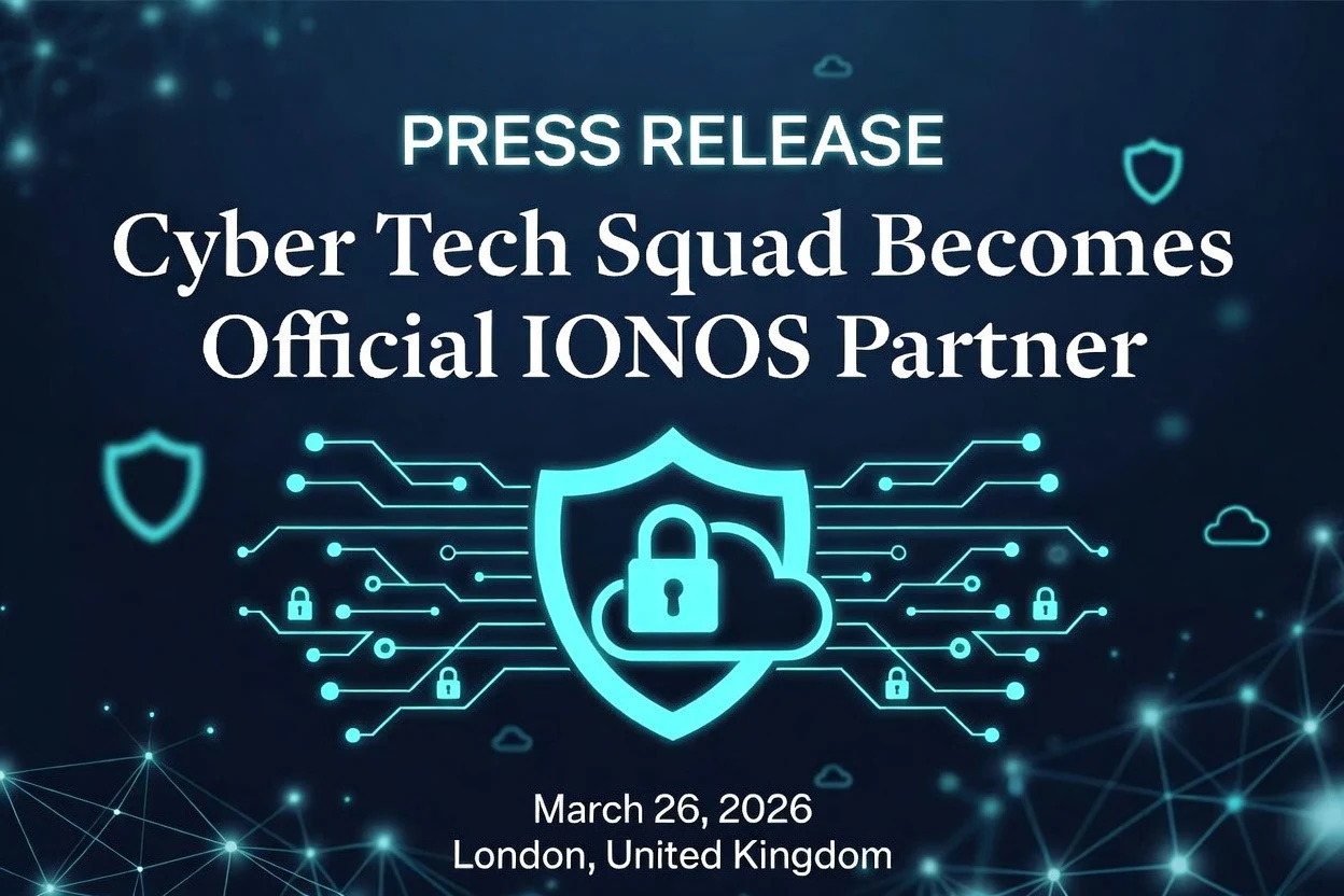 Cyber Tech Squad Announces Official Partnership with IONOS