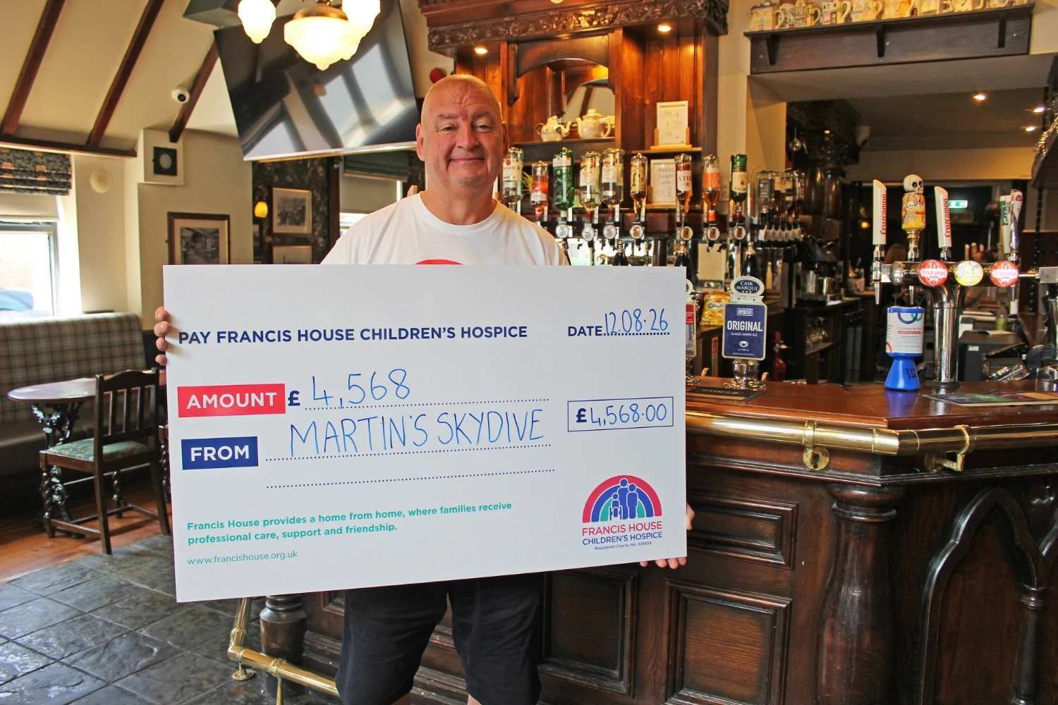 Didsbury Pub Manager Takes to the Skies to Raise Thousands for Children’s Hospice