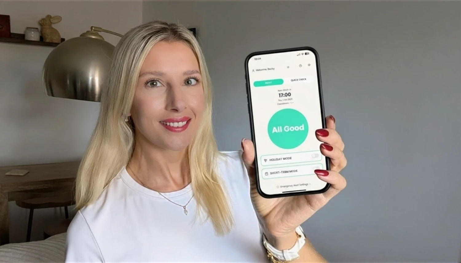 Birmingham woman single-handedly launches “The All Good App” - a personal safety check-in tool helping people who live alone stay connected and protected