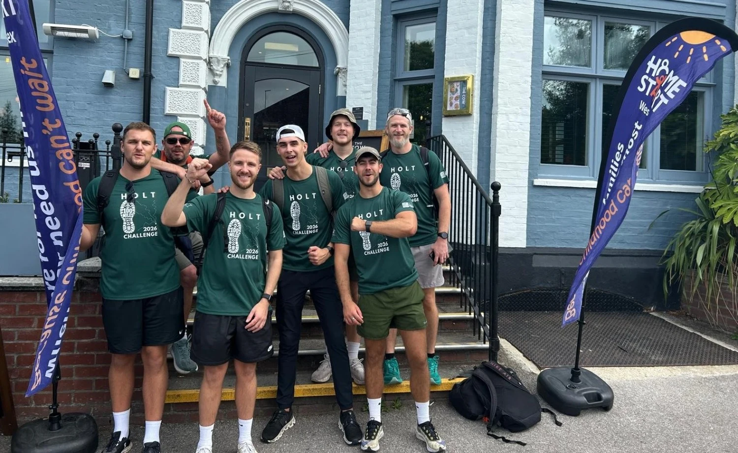 Holt Recruitment Group Completes ‘Anything but an Ordinary 100 Miles’ Charity Challenge, Raising over £7,000 for Home-Start Wessex