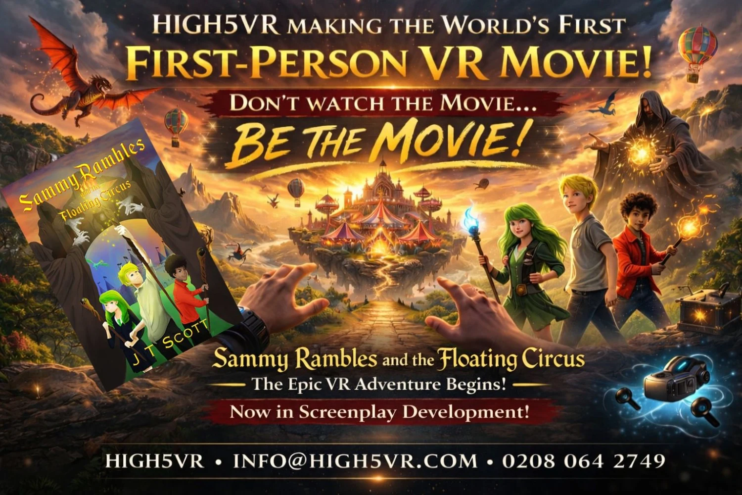 High5VR Announces World’s First Fully Immersive First-Person VR Movie