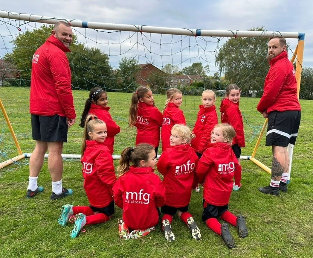 Black Country law firm sponsors U7 junior girls football team