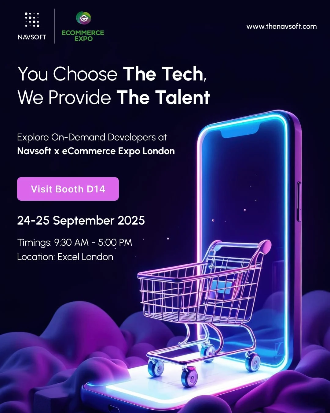 Navsoft to Showcase 360° AI-Powered Business Transformation at eCommerce Expo