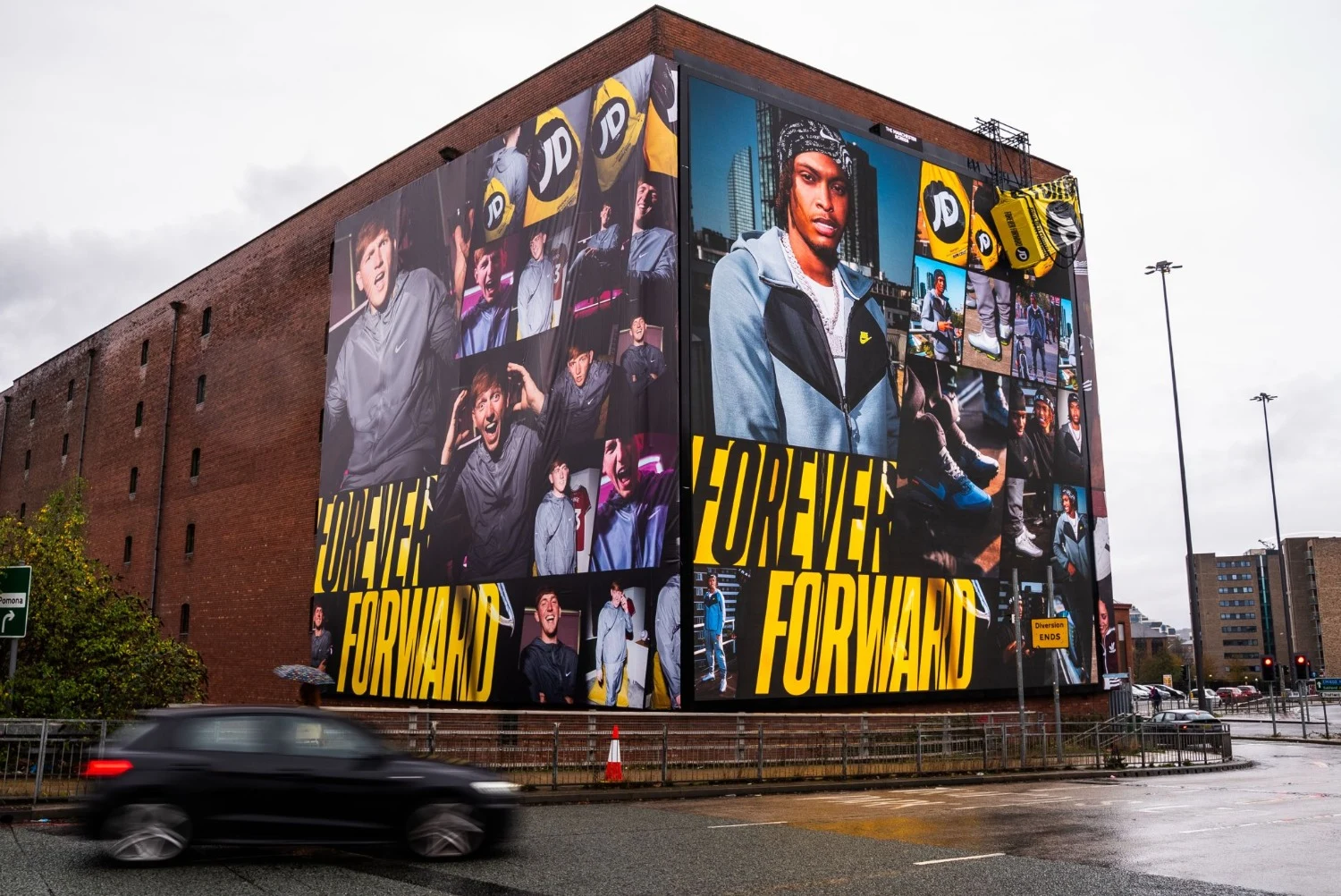 JD Sports ‘kicks off’ The Manchester Screen’s new giant billboard launch