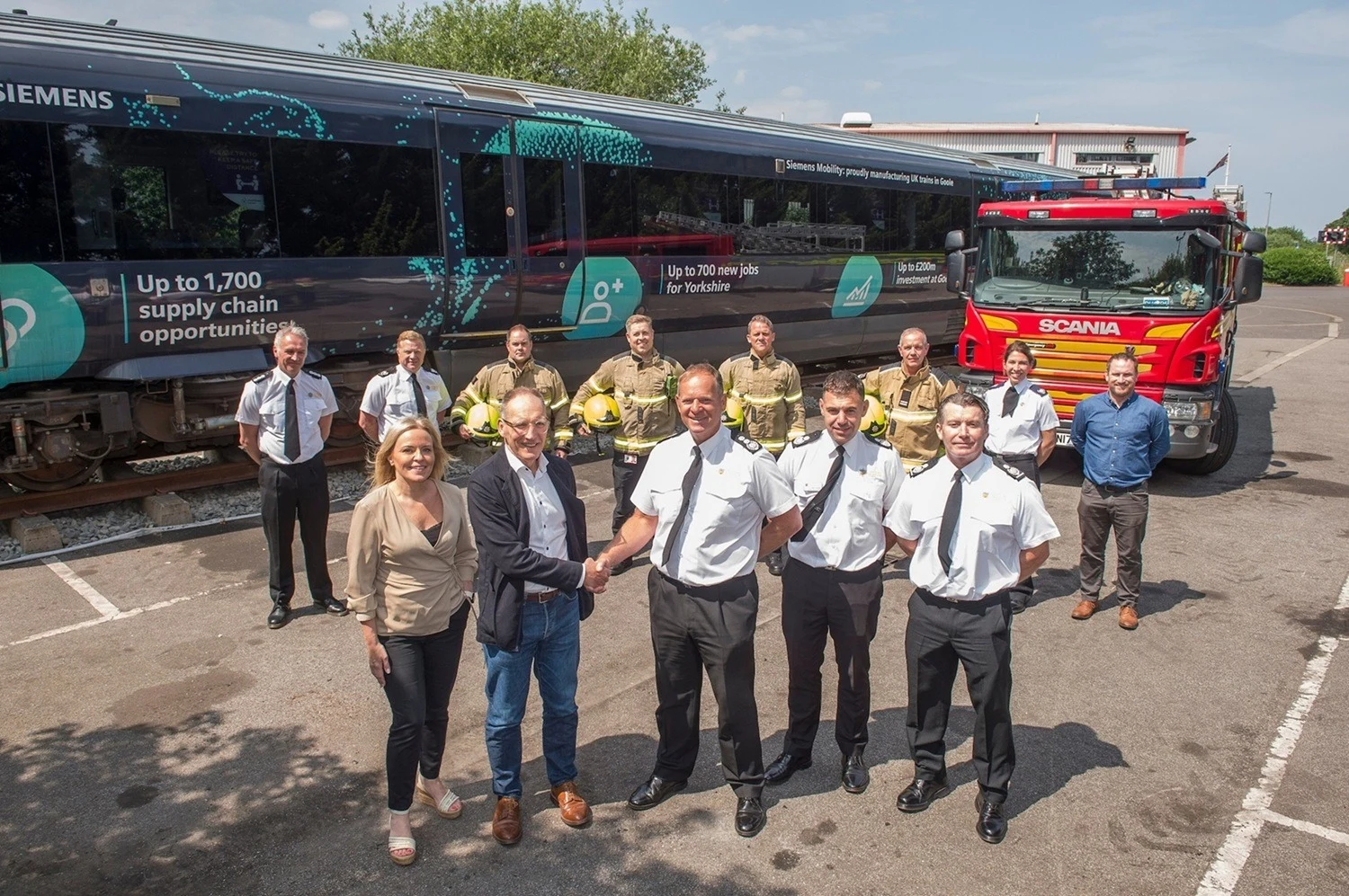Siemens Mobility donates former train carriage to enhance emergency service training