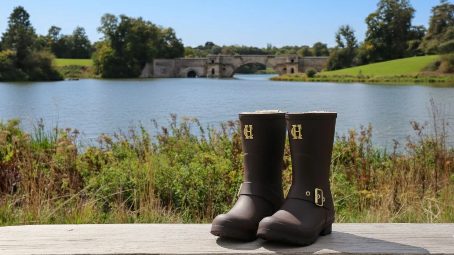 Hidden Holland Cooper wellies around Blenheim Palace for World Mental Health Day