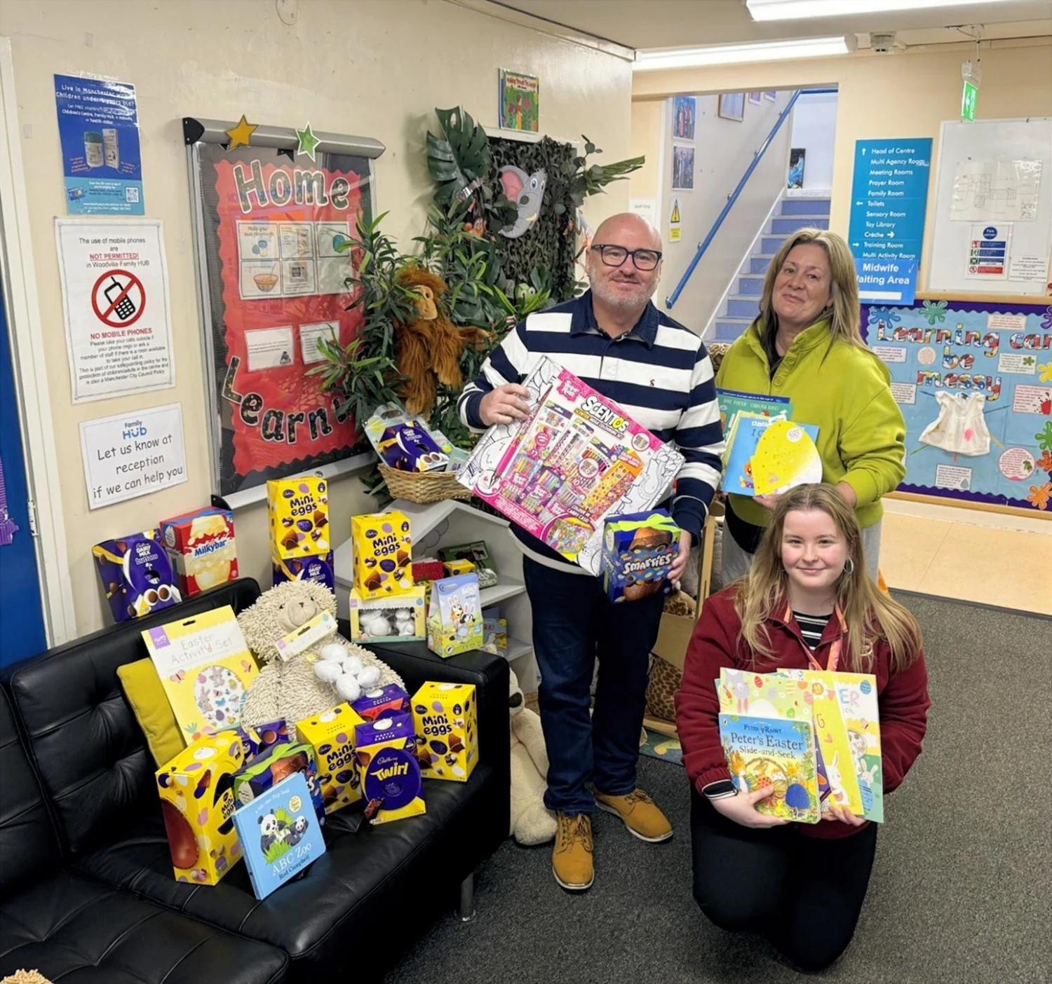 Partou delivers Easter cheer for Manchester children