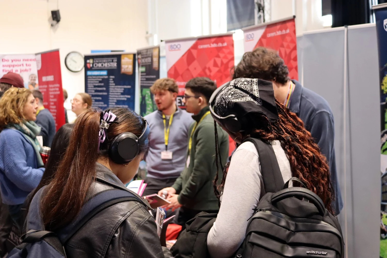 Employers open students’ eyes to careers possibilities at careers fair